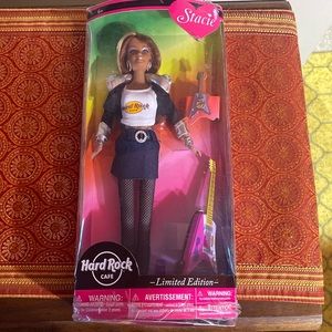 Stacie Hard Rock Cafe Limited Edition doll. Box taped at bottom as shown